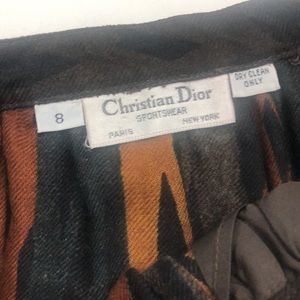 Vintage Christian Dior MIDI Skirt - true to size 8